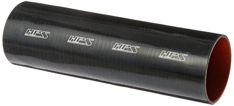 HTST-350-BLK Silicone High Temperature 4-ply Reinforced Tube Coupler Hose, 40 PSI Maximum Pressure, 12" Length, 3-1/2" ID, Black